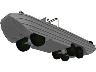 DUKW 3D Model preview