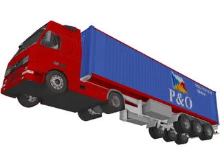 Volvo FH12 3D Model preview