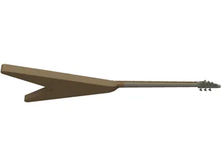Flying V Guitar 3D Model preview