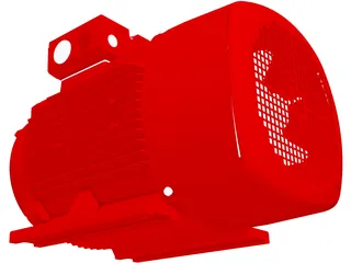 Electric Motor DM1-160L-18.5kW 3D Model preview