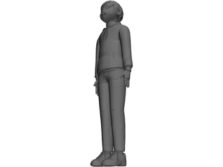 Boy 3D Model preview