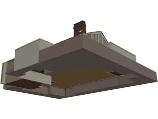 House Building 3D Model preview