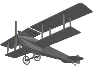 Aviatik 3D Model preview