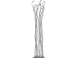 Ceiling Lamp Terra 3D Model preview