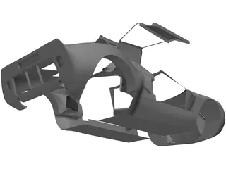 Ford GT40 Body 3D Model preview