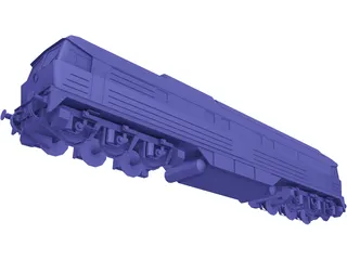 BR232 Locomotive 3D Model preview