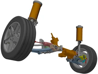 Suspension 3D Model preview