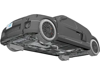 Renault Clio Sport V6 3D Model preview