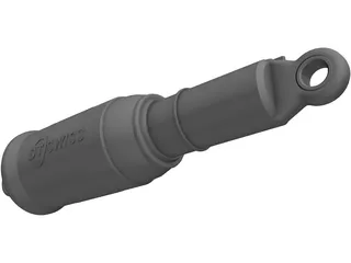 DT Swiss MTB Shock Rear Damper 3D Model preview
