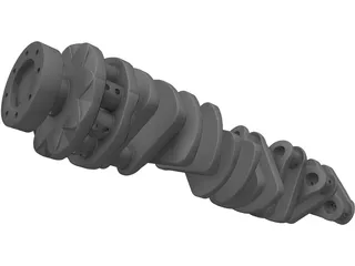 Crankshaft 3D Model preview