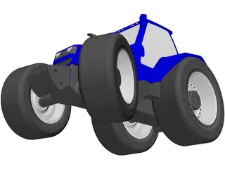 Tractor 3D Model preview