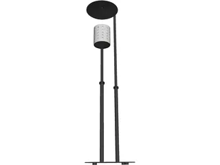 Rudy Mihu Corner Lamp 3D Model preview