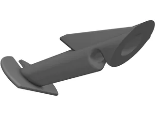 Glaucoma Implant 3D Model preview