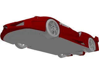 Ferrari FXX 3D Model preview