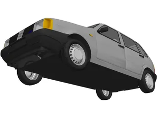 Fiat Uno S 3D Model preview