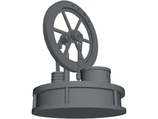 Stirling Engine 3D Model preview