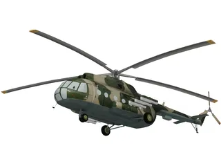Mil Mi-8 Hip 3D Model preview