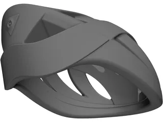 Helmet Bicycle 3D Model preview