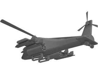 Toy Helicopter 3D Model preview