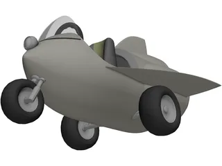 Rocket Trike 3D Model preview
