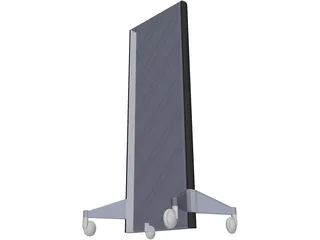 POP Display with Wheels 3D Model preview