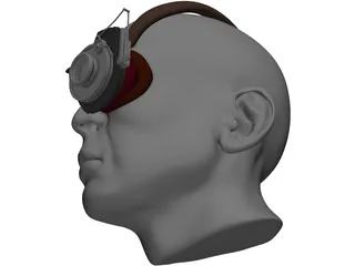 Optacon Head Model 3D Model preview