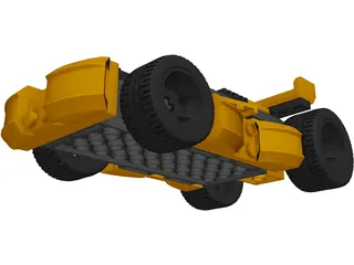 Lego Racer 3D Model preview