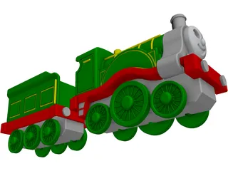 Thomas Locomotive 3D Model preview