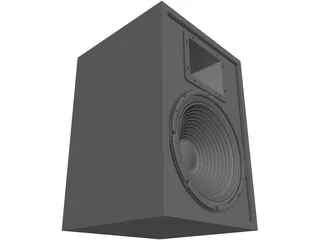 Loudspeaker Box 3D Model preview