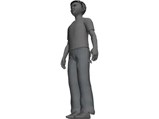 Boy 3D Model preview
