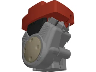 Vanguard 356400 Engine 3D Model preview
