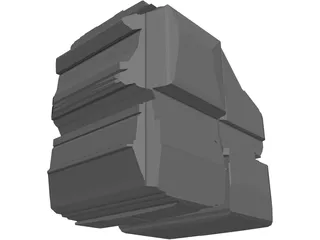 Honda GX-391 Engine 3D Model preview