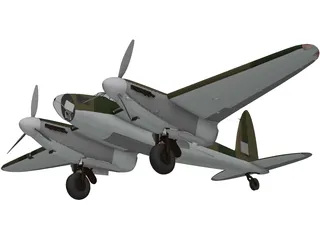 de Havilland DH.98 Mosquito 3D Model preview