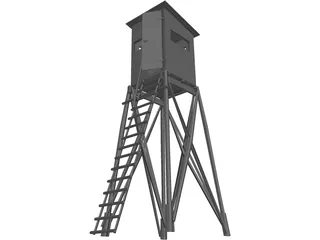 Hunting Blind 3D Model preview