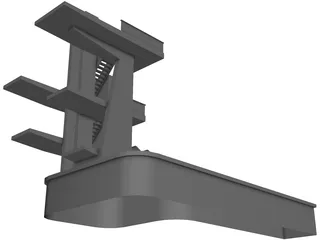 Diving Boards 3D Model preview
