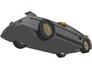 Pontiac Fiero GT Fast back 3D Model preview