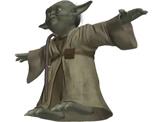 Star Wars Yoda 3D Model preview