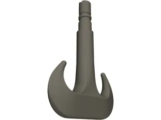 Crane Hook GD80 3D Model preview