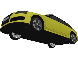 Audi RS6 Avant (2009) 3D Model preview