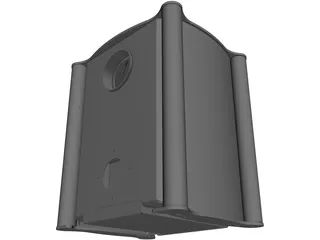 Firebelly FB1 Wood Burning Stove 3D Model preview