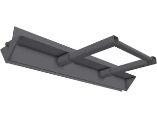 Benchtop Sheet Metal Brake 3D Model preview