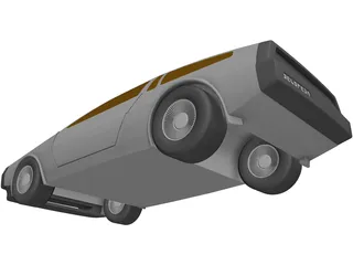 DMC DeLorean (1980) 3D Model preview