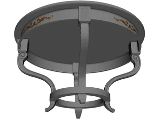 Coffee Table Arredamenti 3D Model preview
