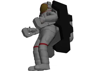 Astronaut 3D Model preview