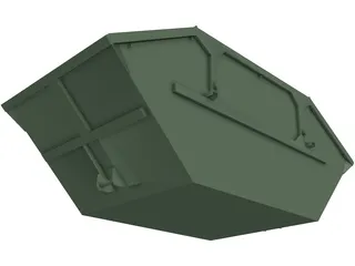 Debris Container 4500 lt 3D Model preview