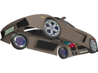 Lamborghini Gallardo 3D Model preview