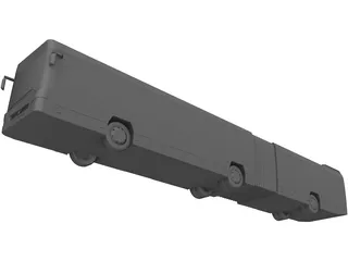 Volvo Bus 3D Model preview