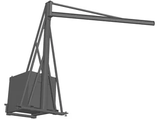 Rotating Beam for Hoist 3D Model preview