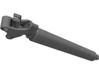 Gas Spring 3D Model preview