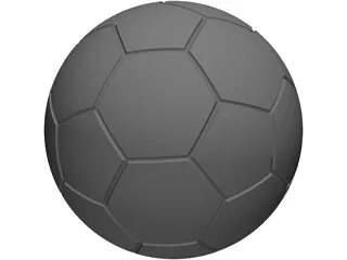 Soccer Ball 3D Model preview